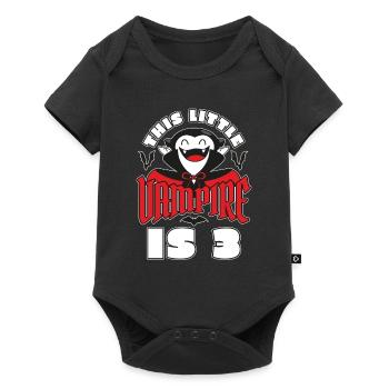 Vampire Birthday 3rd Vampire Birthday Party - Baby Premium short-sleeve bodysuit - black - Front