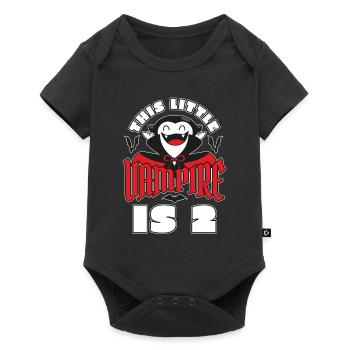 Vampire Birthday 2nd Vampire Birthday Party - Baby Premium short-sleeve bodysuit - black - Front