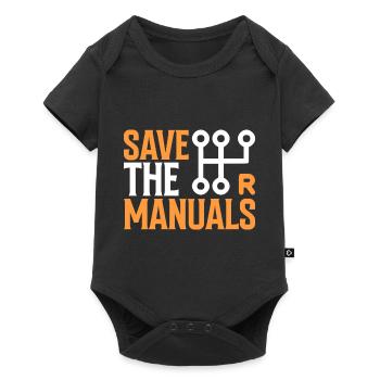 Enregistrer les manuels - Auto - Body à manches courtes Premium Bébé - noir - Devant