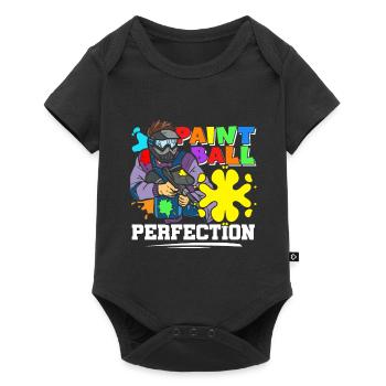 Paintball Perfection Color Team Sports Player - Baby Premium short-sleeve bodysuit - black - Front