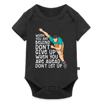 Speed Skating When You Are Behind Short Track - Baby Premium short-sleeve bodysuit - black - Front