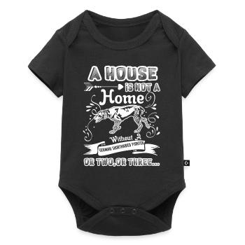 Home Without German Shorthaired Pointer - Baby Premium short-sleeve bodysuit - black - Front
