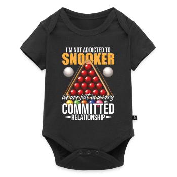 Snooker Funny - Baby Premium short-sleeve bodysuit - black - Front
