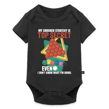 Snooker Strategy | Snooker Player - Baby Premium short-sleeve bodysuit - black - Front