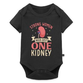 Kidney Transplant Kidney Donor Kidney Disease - Baby Premium short-sleeve bodysuit - black - Front