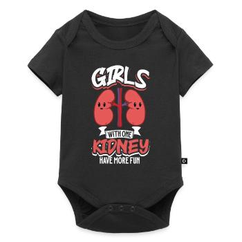 Kidney Transplant Kidney Donor Kidney Disease - Baby Premium short-sleeve bodysuit - black - Front
