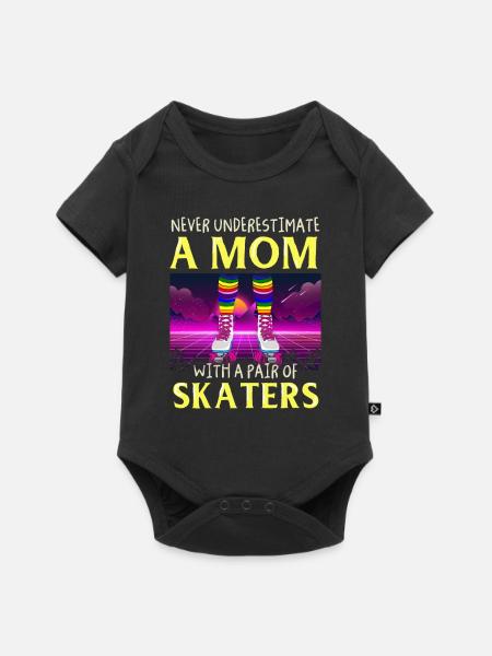 Inline Skater - Baby Premium Kurzarmbody - Schwarz