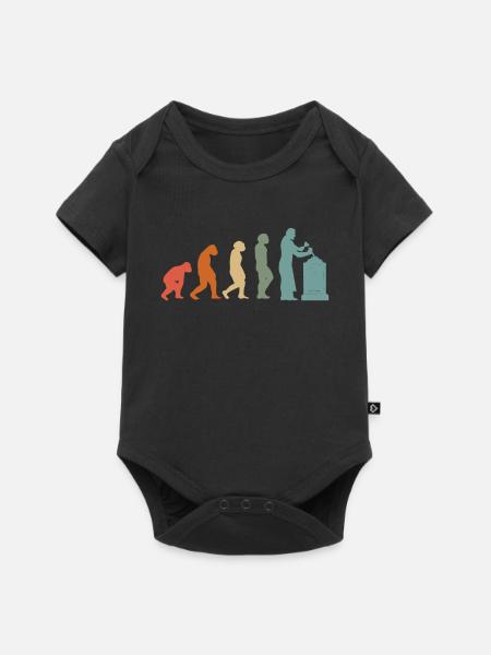 Bildhauer Handwerker Steinbildhauer Grabsteine - Baby Premium Kurzarmbody - Schwarz