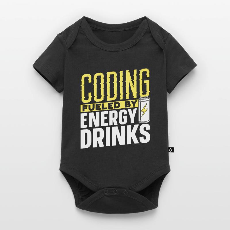 Programmieren Mit Energydrinks Coding Coder Code Baby Premium Kurzarmbody