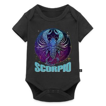 Scorpio Celestial Scorpion Zodiac Symbol Scorpius - Baby Premium short-sleeve bodysuit - black - Front