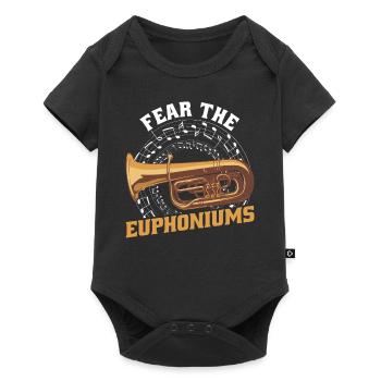 Euphonium Euphonium Joueur Euphoniste Cuivres Euphoniste Euphoniste - Body à manches courtes Premium Bébé - noir - Devant