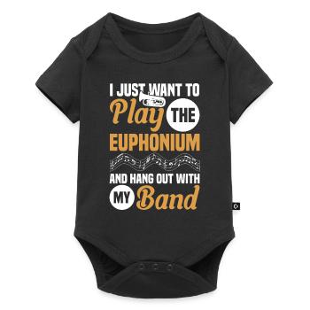 Euphonium Euphonium Joueur de cuivres Euphoniste - Body à manches courtes Premium Bébé - noir - Devant