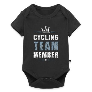 Cycling Team - Baby Premium short-sleeve bodysuit - black - Front