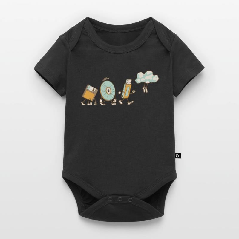 DevOps Engineer Cloud Computing Evolution Baby Premium short-sleeve bodysuit