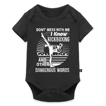 Kickboxing I Know Kickboxing - Baby Premium short-sleeve bodysuit - black - Front