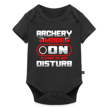 Archery Mode On Please Do Not Disturb - Baby Premium Kurzarmbody - Schwarz - Vorne