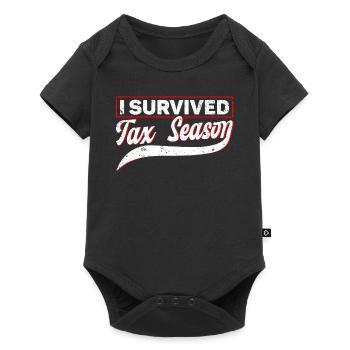 Tax Season Cpa Accountant Gift Tax Day - Baby Premium short-sleeve bodysuit - black - Front