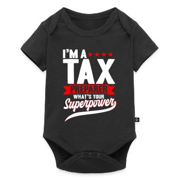 Tax Season Cpa Accountant Gift Tax Day - Baby Premium short-sleeve bodysuit - black - Front