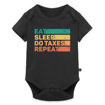 Tax Season Cpa Accountant Gift Tax Day - Baby Premium short-sleeve bodysuit - black - Front