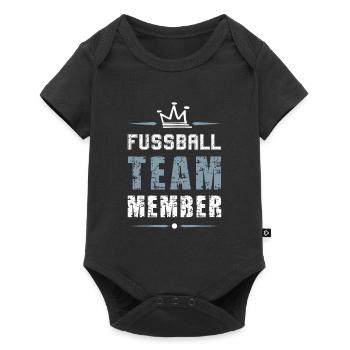 Football Team - Baby Premium short-sleeve bodysuit - black - Front
