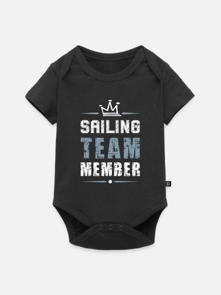 Sailing Team - Baby Premium Kurzarmbody - Schwarz