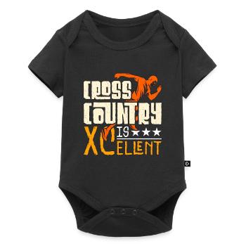 Cross Country est XCellent Marathon Race XC Running - Body à manches courtes Premium Bébé - noir - Devant