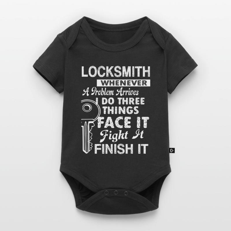 Locksmith Locksmith Solves Problem Baby Premium short-sleeve bodysuit
