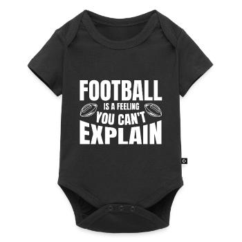 Sonntage Sind Für Kirche Und Football - Baby Premium Kurzarmbody - Schwarz - Vorne
