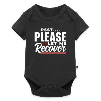 Psst s’il vous plaît laissez-moi me rétablir à nouveau - Body à manches courtes Premium Bébé - noir - Devant