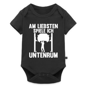 Auto Mechaniker KFZ Mechatroniker Tuner Schrauber - Baby Premium Kurzarmbody - Schwarz - Vorne