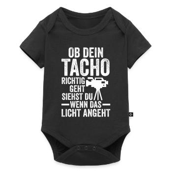 Auto Mechaniker KFZ Mechatroniker Tuner Schrauber - Baby Premium Kurzarmbody - Schwarz - Vorne