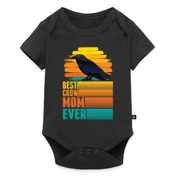 Meilleure maman corbeau de tous les temps Krähen Mama - Body à manches courtes Premium Bébé - noir - Devant