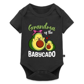 Grandmother of Babycado - Baby Premium short-sleeve bodysuit - black - Front