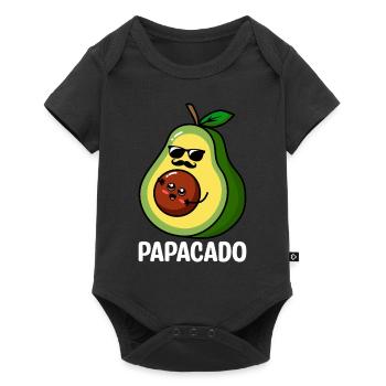 Papacado Avocado Guacamole Lovers Avocados - Baby Premium short-sleeve bodysuit - black - Front