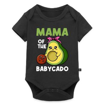 Maman de Babycado Guacamole Avocat Lover - Body à manches courtes Premium Bébé - noir - Devant