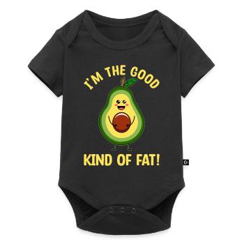 Good type of fats - Baby Premium short-sleeve bodysuit - black - Front