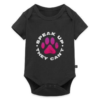 Animal Rescue Animal Rights Animal Love Pet Gift - Baby Premium short-sleeve bodysuit - black - Front