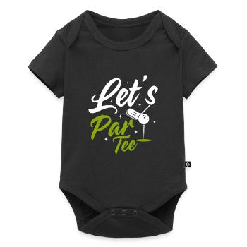 Let's Par Tee Golf Golfing - Body à manches courtes Premium Bébé - noir - Devant