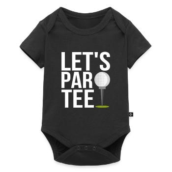Let’s Par Tee Golfing Golf - Body à manches courtes Premium Bébé - noir - Devant