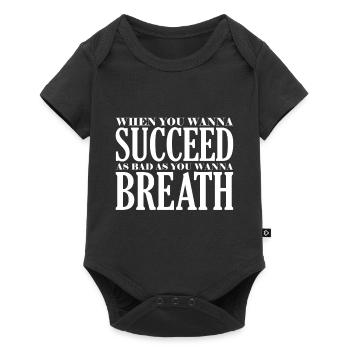 Wenn Sie So Sehr Erfolg Haben Wollen - Motivation - Baby Premium Kurzarmbody - Schwarz - Vorne