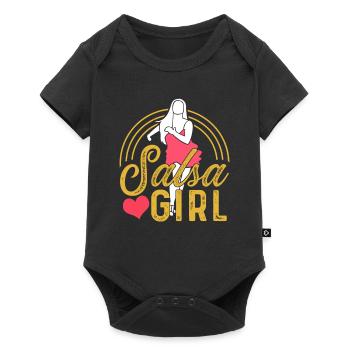 Salsa Girl Mama Dance Dance Dancer Hobby - Body à manches courtes Premium Bébé - noir - Devant