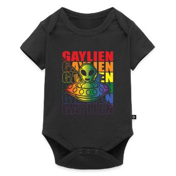Gender Lesbian, Gay, Trans, Queer Rainbow - Baby Premium short-sleeve bodysuit - black - Front