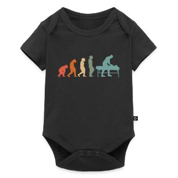 Physiotherapy Chiropractor Physio-Masseur - Baby Premium short-sleeve bodysuit - black - Front