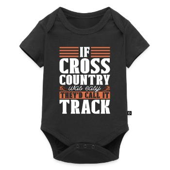 Cross Country Running If Cross Country Was Race - Baby Premium short-sleeve bodysuit - black - Front