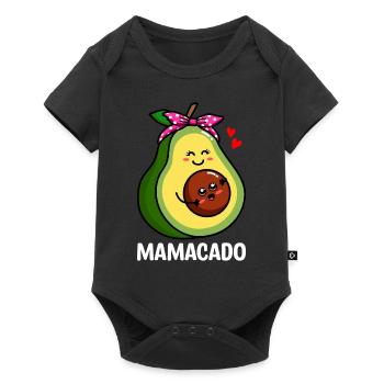 Mamacado Avocado Guacamole Lovers Avocados - Baby Premium short-sleeve bodysuit - black - Front