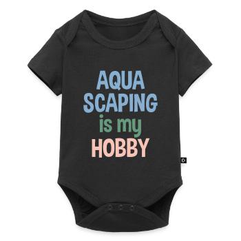 Aquascaping is my Hobby Gift Aquarium - Baby Premium short-sleeve bodysuit - black - Front