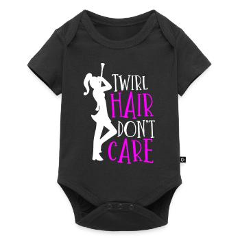 Baton Twirler, Baton Twirling, Gymnastique - Body à manches courtes Premium Bébé - noir - Devant
