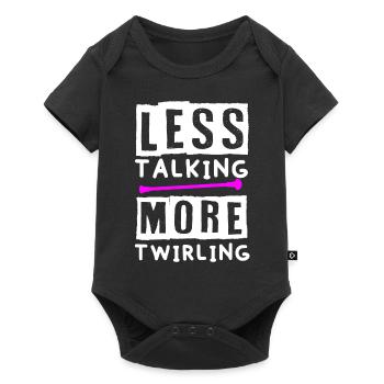 Baton Twirler, Baton Twirling, Gymnastics - Baby Premium short-sleeve bodysuit - black - Front