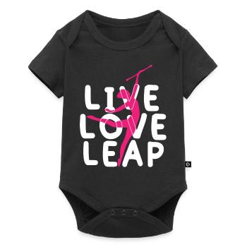 Baton Twirler, Baton Twirling, Gymnastique - Body à manches courtes Premium Bébé - noir - Devant