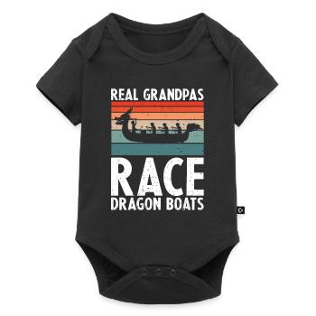 Dragon Boat Racing Chinese Boat Racing Festival - Baby Premium short-sleeve bodysuit - black - Front
